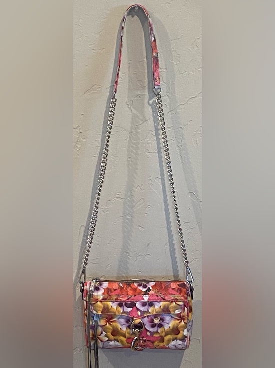 Rebecca Minkoff Handbags - Rebecca Minkoff EUC Floral Crossbody Bag with chain detail strap & suede strap